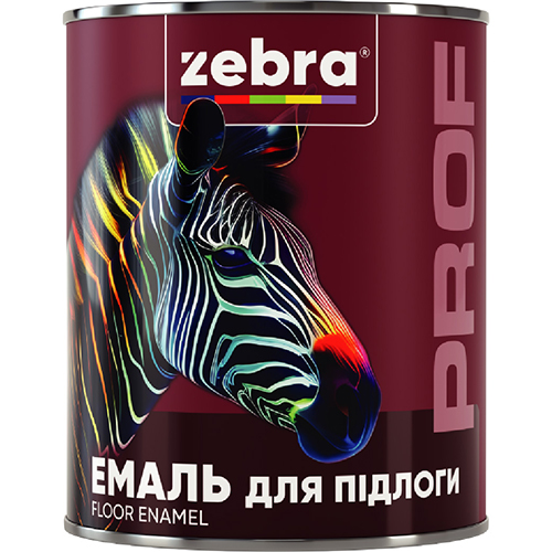 ЕМАЛЬ ДЛЯ ПІДЛОГИ 2,5 кг ZEBRA серія PROF